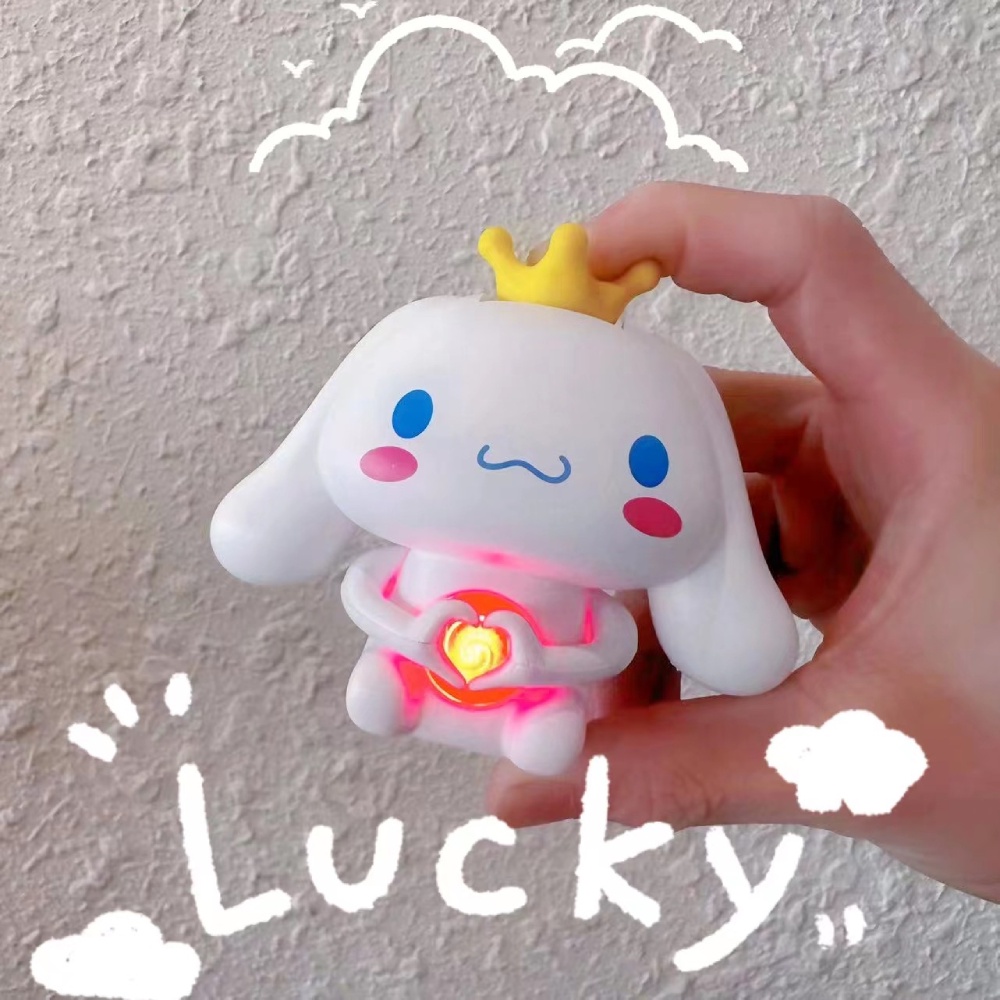 Chú Chó cinnamon Nhồi Bông Đáng Yêu Làm Quà Sinh Nhật Hoàn Hảo Với Đèn Sáng Tạo