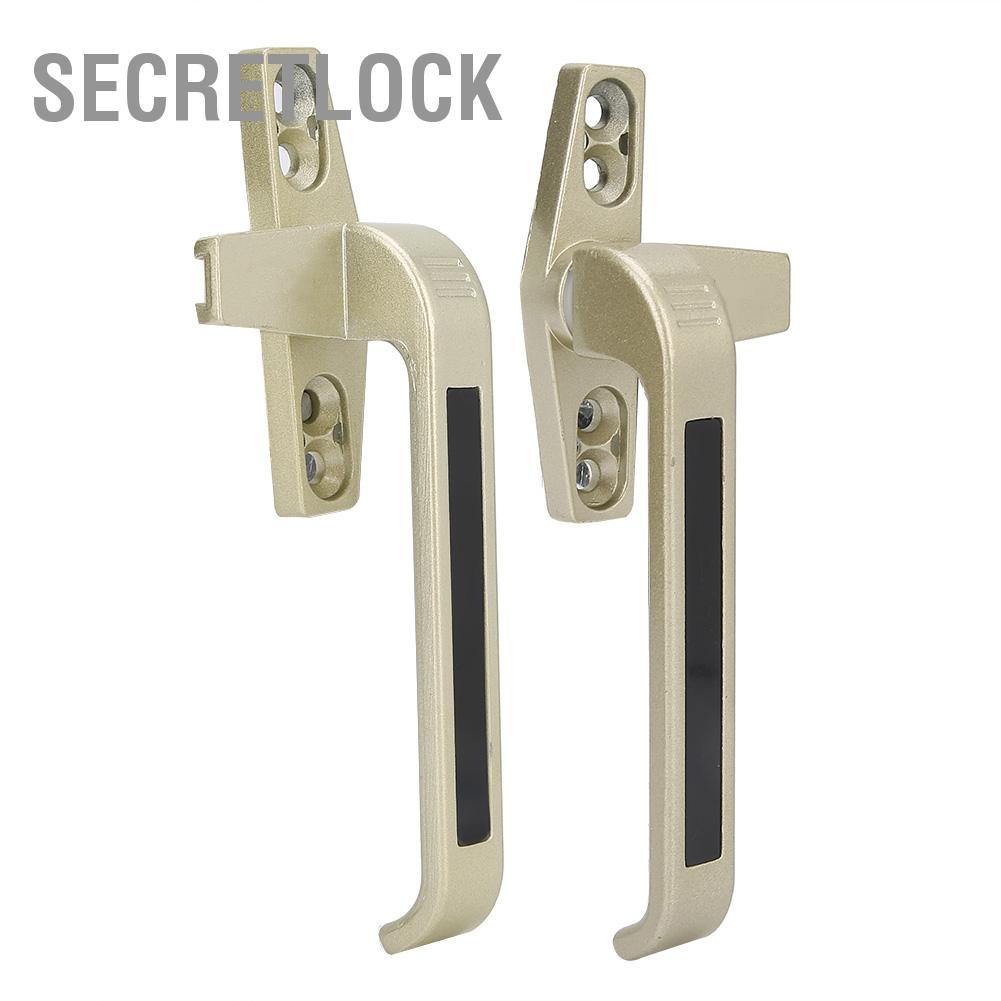 SecretLock Tay nắm cửa sổ Đẩy khóa cầm cho hợp kim nhôm Cửa mở phẳng màu sâm panh