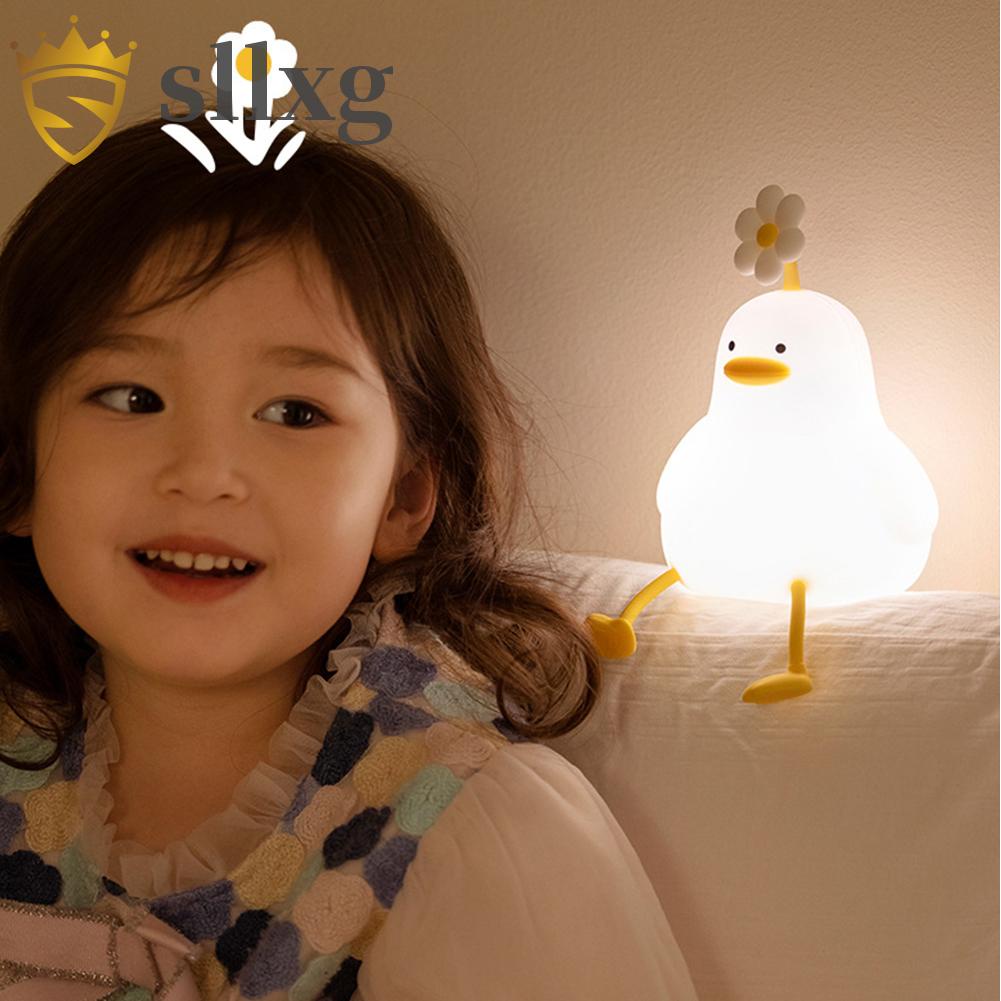 Đèn Bàn 3 Bóng Led Hình Chú Vịt Dễ Thương Có Thể Thay Đổi Được Làm Quà Tặng Cho Bé Trai Bé Gái