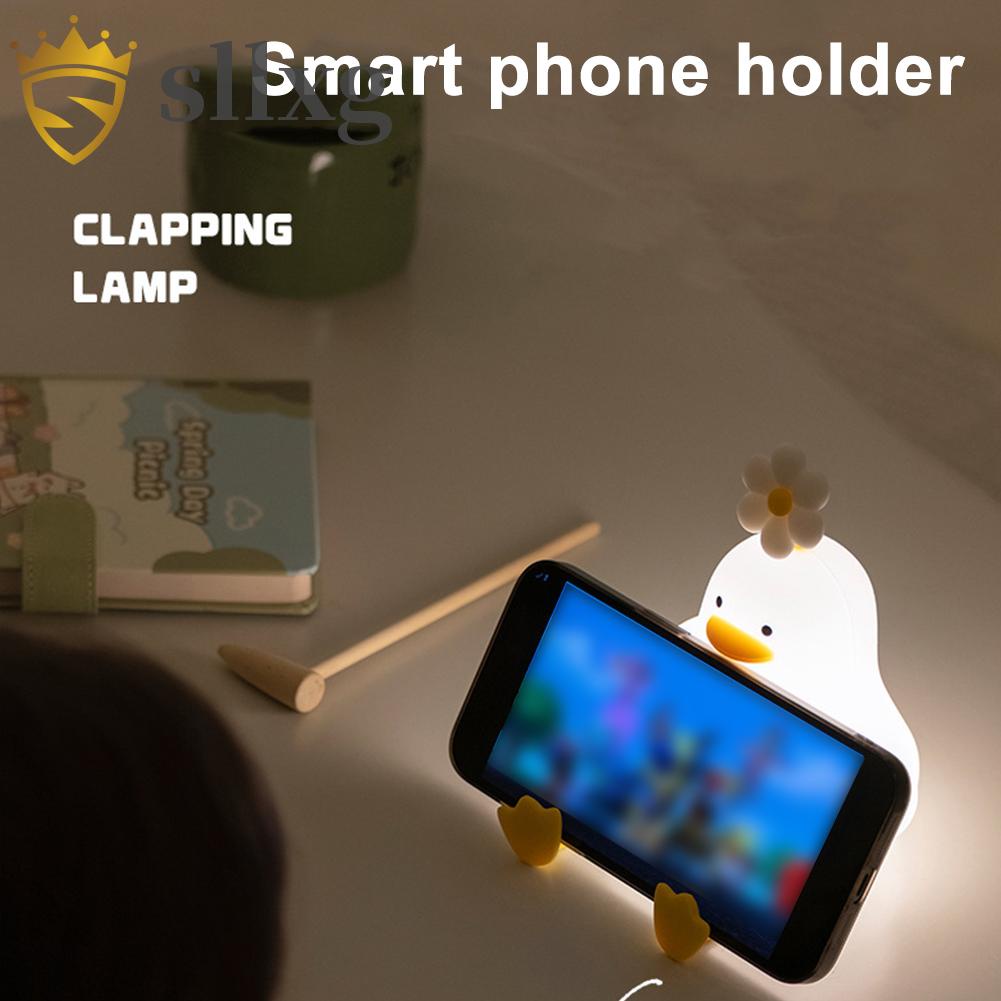 Đèn Bàn 3 Bóng Led Hình Chú Vịt Dễ Thương Có Thể Thay Đổi Được Làm Quà Tặng Cho Bé Trai Bé Gái