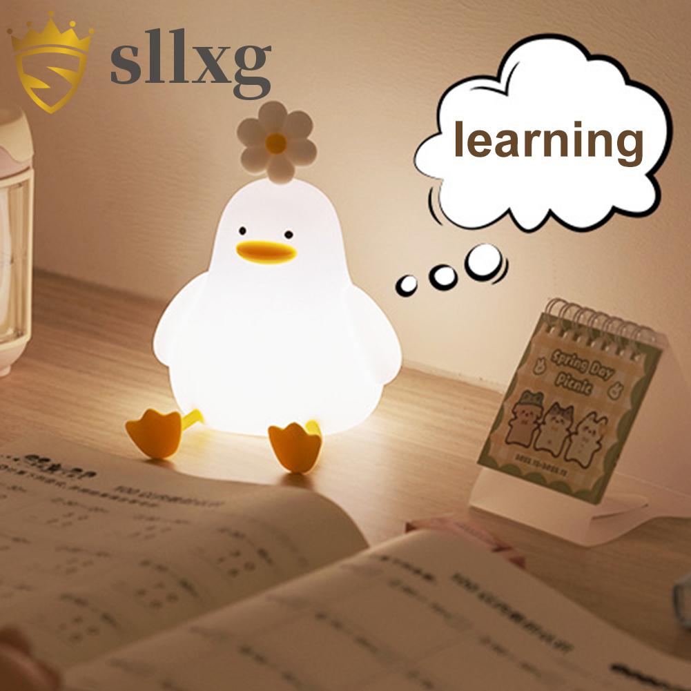 Đèn Bàn 3 Bóng Led Hình Chú Vịt Dễ Thương Có Thể Thay Đổi Được Làm Quà Tặng Cho Bé Trai Bé Gái