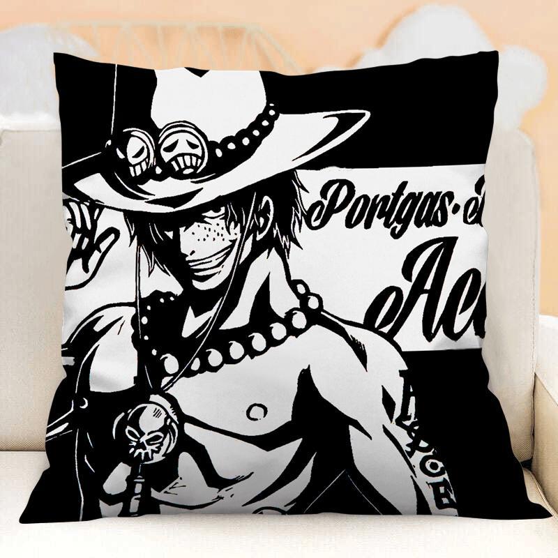 Vỏ Gối polyester In Hoạt Hình one piece zoro luffy Làm Quà Tặng Cho Bé Trai Gối Đệm sofa Gối Hai Mặt