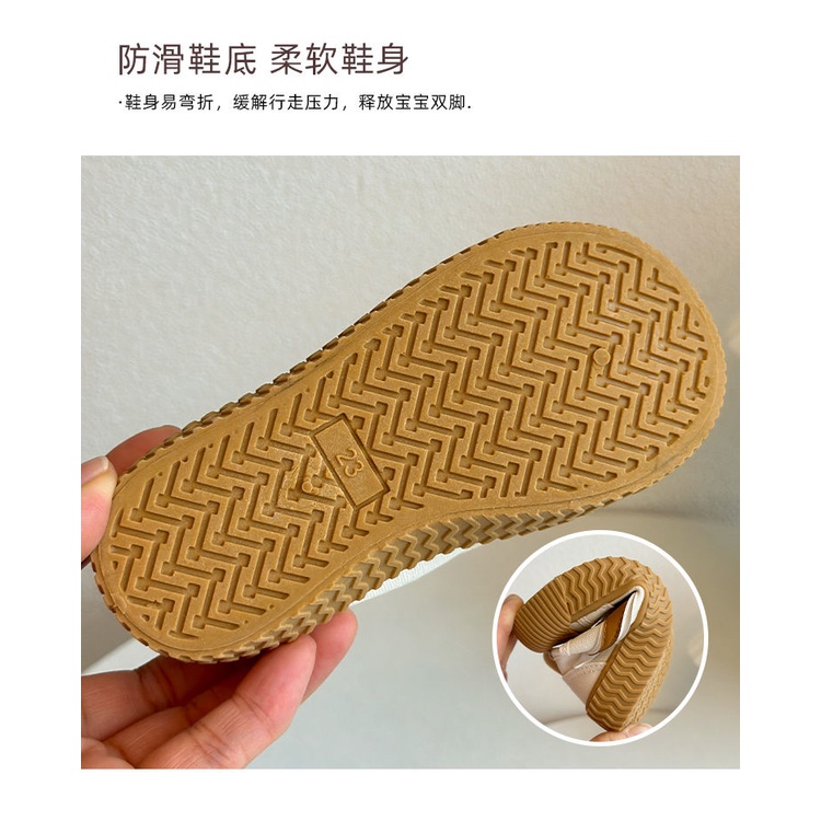 Giày Thể Thao Vải canvas Đế Mềm Thời Trang Cho Bé