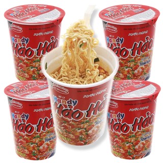 Combo 5 ly ( mỗi ly 67g) mì Hảo Hảo Tomyum (Date mới 5 tháng)