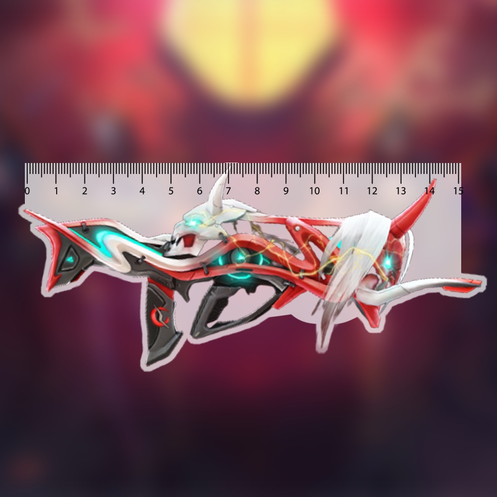 Mô hình Thước Kẻ Học Sinh 15cm In Free Fire Cs Go Counter Strike Cf Game Hành Động