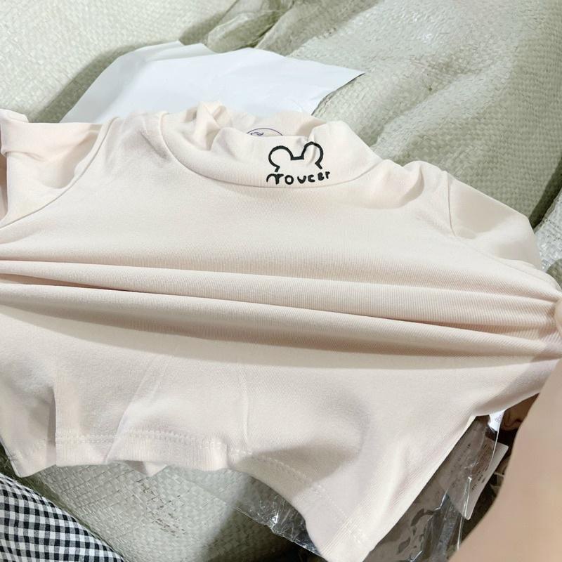 ÁO COTTON NỈ CỔ 3P HÀNG QC SIÊU DÀY ẤM CHO BÉ