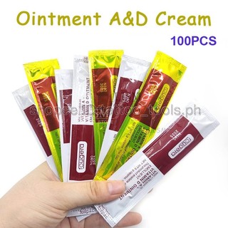 [Available]100pcs lông mày hình xăm gel vitamin A & D chăm sóc da kem lông mày hình xăm sửa chữa kem mỹ phẩm thêu