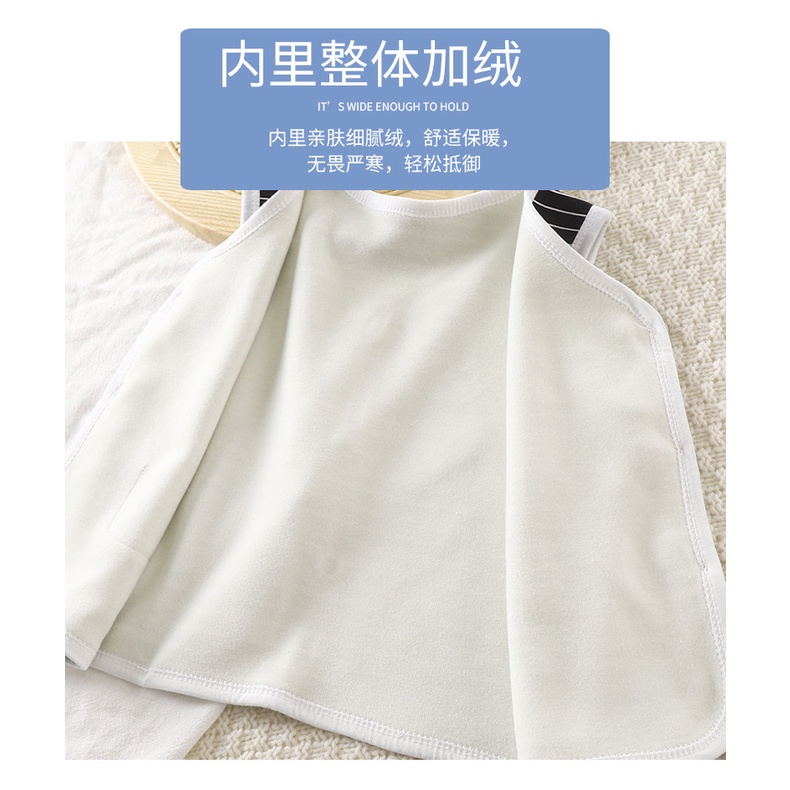 Áo Khoác cardigan Không Tay 60-120cm Thời Trang Thu Đông Cho Bé