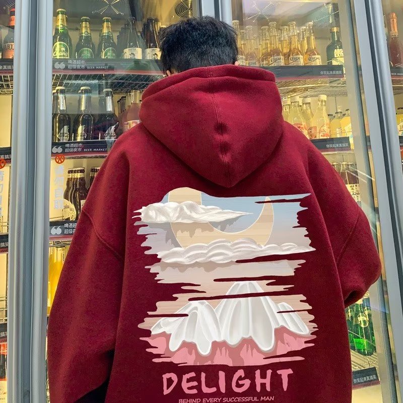 Mới Áo hoodie In Họa Tiết áo hoodie unisex Phong Cách hip hop Mỹ áo hoodie form rộng Thời Trang áo hoodie bigsize Nam Nữ