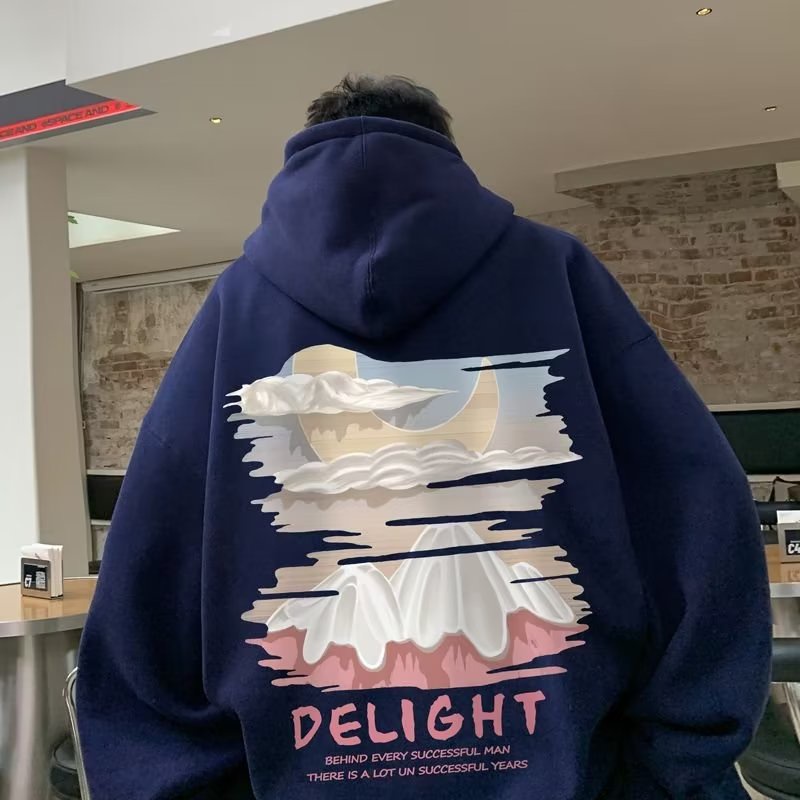 Mới Áo hoodie In Họa Tiết áo hoodie unisex Phong Cách hip hop Mỹ áo hoodie form rộng Thời Trang áo hoodie bigsize Nam Nữ