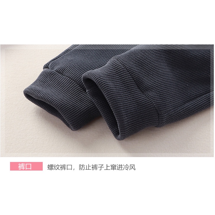 Quần cotton Dày Dặn Giữ Ấm Mùa Đông Dành Cho Bé Trai Gái 80-150cm