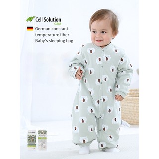 Jumpsuit cho trẻ sơ sinh, túi ngủ sợi tĩnh điện của đức