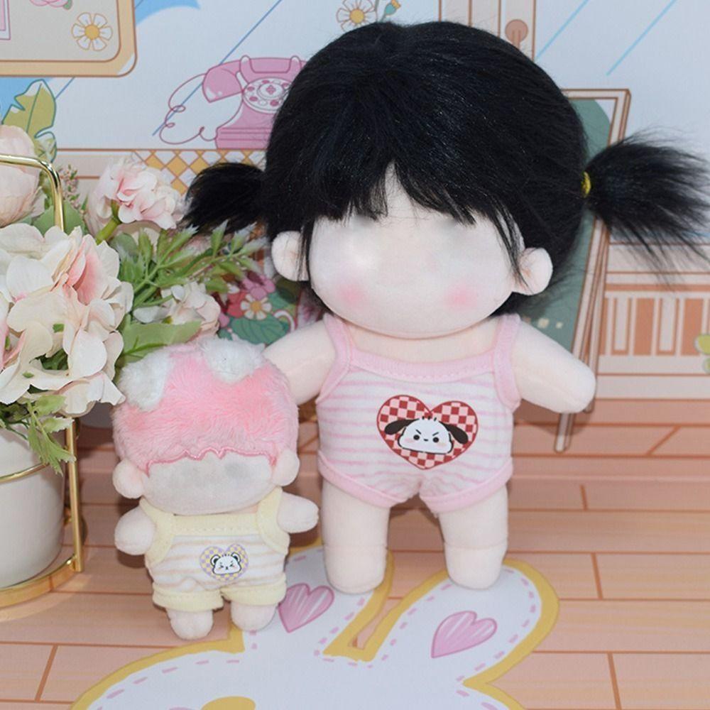 Bộ Áo Liền Quần Bằng Vải cotton Dễ Thương Cho Búp Bê 10-20cm