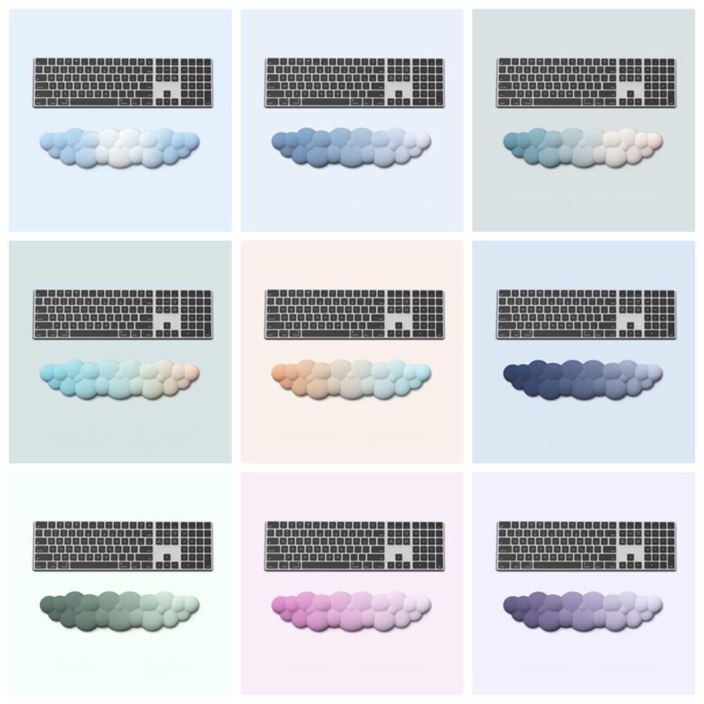 Đệm Lót Cổ Tay Bấm Chuột / Bàn Phím Máy Tính Hình Đám Mây Nhiều Màu Chống Trượt