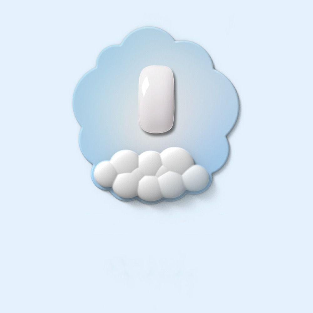 Đệm Lót Cổ Tay Bấm Chuột / Bàn Phím Máy Tính Hình Đám Mây Nhiều Màu Chống Trượt