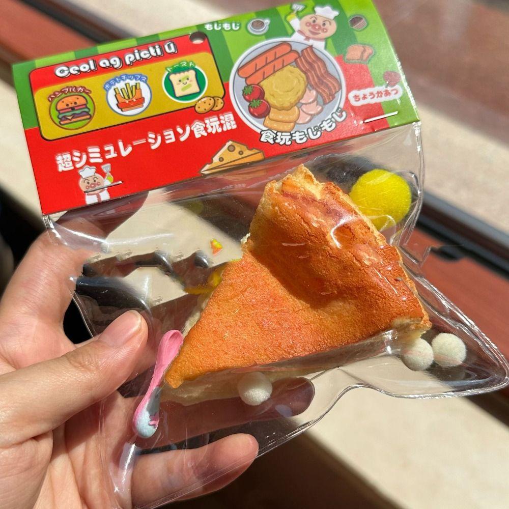 Shanrong Đồ Chơi Bóp Mềm Hình Bánh Mì / Bánh Rán / Thịt Nướng / Kem / Món Quà Cho Bé