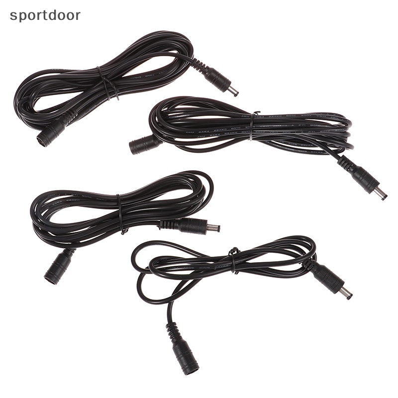 Dây Cáp Nối Nguồn Máy Ảnh 1 / 3 / 4 / 5m dc 5.5mm x 2.1mm