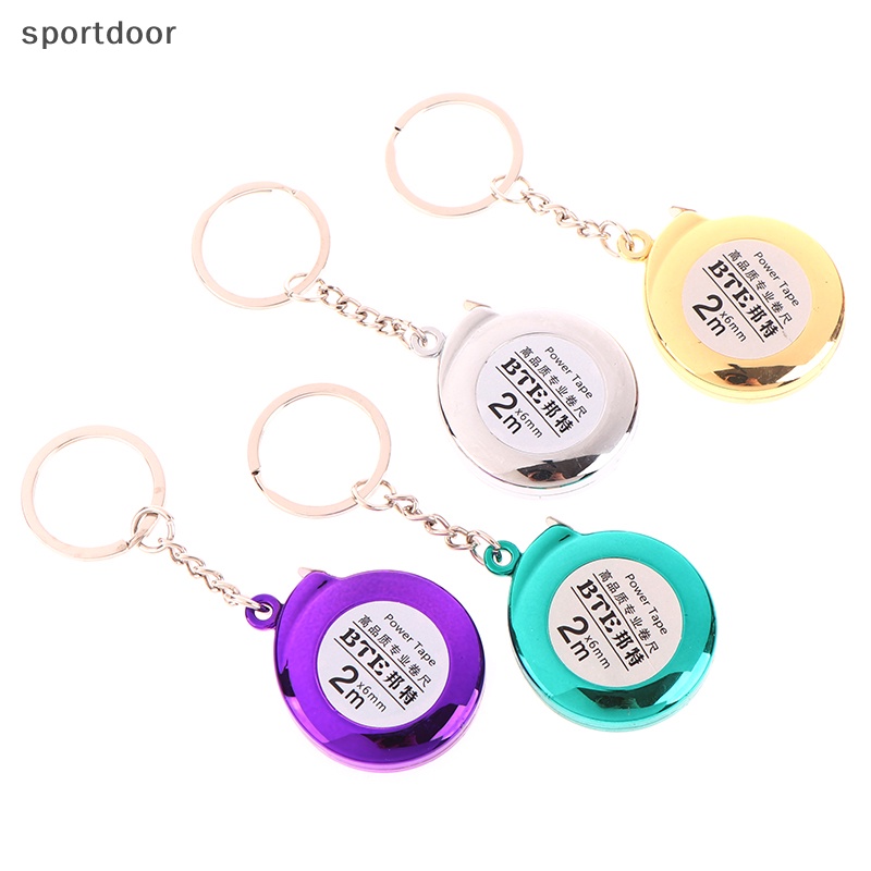 Thước Dây mini Đa Năng Có Móc Khóa Bằng Thép Sáng Tạo Và Thiết Thực 2m