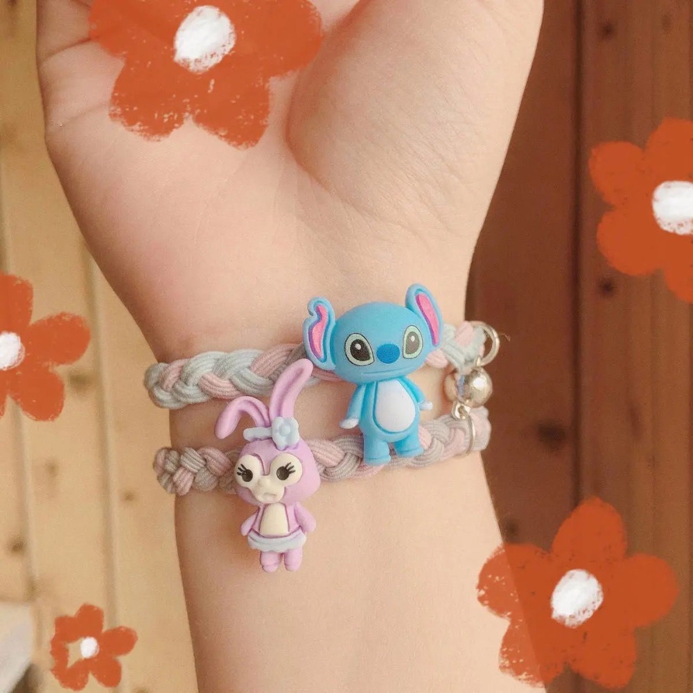 Vòng Tay Nam Châm Kiểu Hoạt Hình stitch Đáng Yêu Cho Cặp Đôi