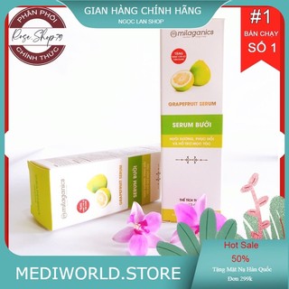 Serum Bưởi Milaganics Dành Cho Tóc Gãy Rụng, Khô Xơ 100ml