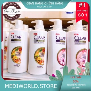 [Auth Thái] Dầu gội Clear Men, Bạc hà, Anh đào, Thảo dược