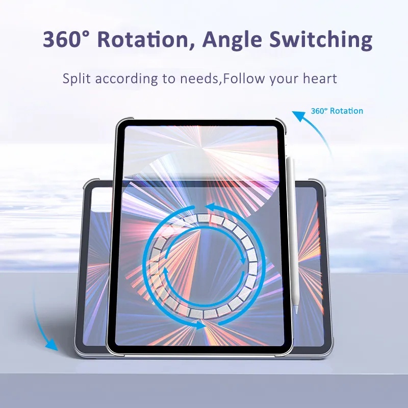 720 ° Bao Da Máy Tính Bảng Xoay Cho ipad pro 12.9 2022 6th m2 10th gen 10.9 2022 mini 6 2021 pro 11 2020 2018 air 5 air 4 10.2 9th 8th 7th Ốp