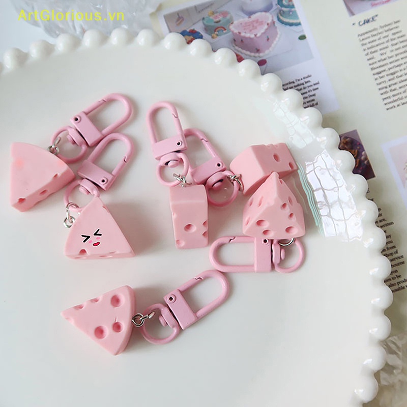 Móc Khóa Phô Mai Nhồi Bông Dễ Thương vn