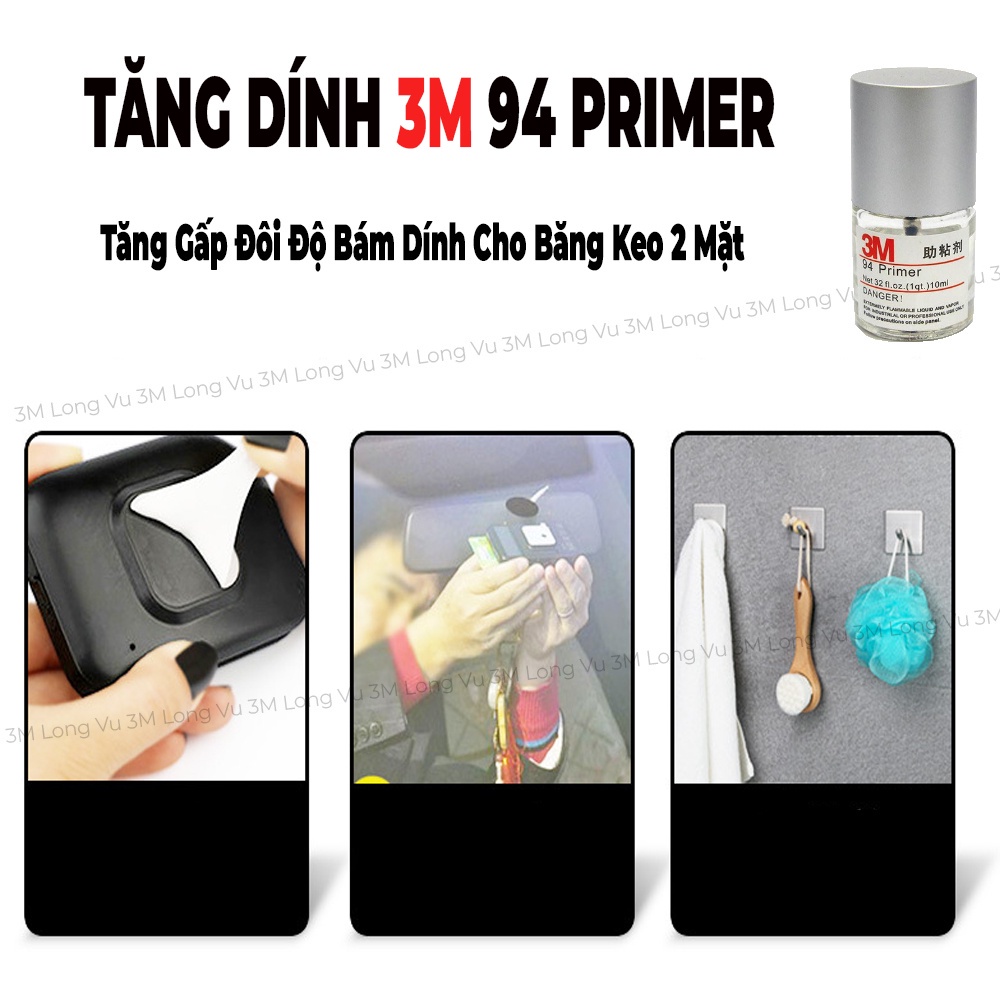 Keo trợ dính 3M 94 Primer tăng độ kết dính cho băng 2 mặt, hỗ trợ dán phụ kiện xe