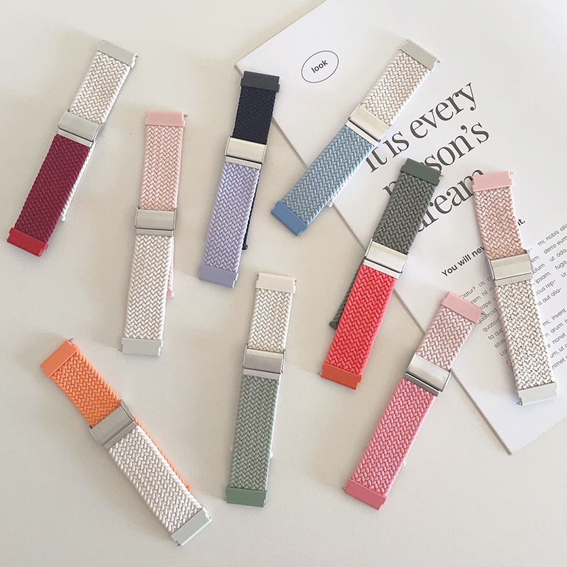 Dây Đeo Đồng Hồ Bằng nylon Điều Chỉnh Được Hai Màu Cho apple watch ultra se series 8 / 7 / 6 / 5 / 4 / 3 / 2 / 1 / 49mm 45mm 41mm 44mm 40mm 42mm 38mm
