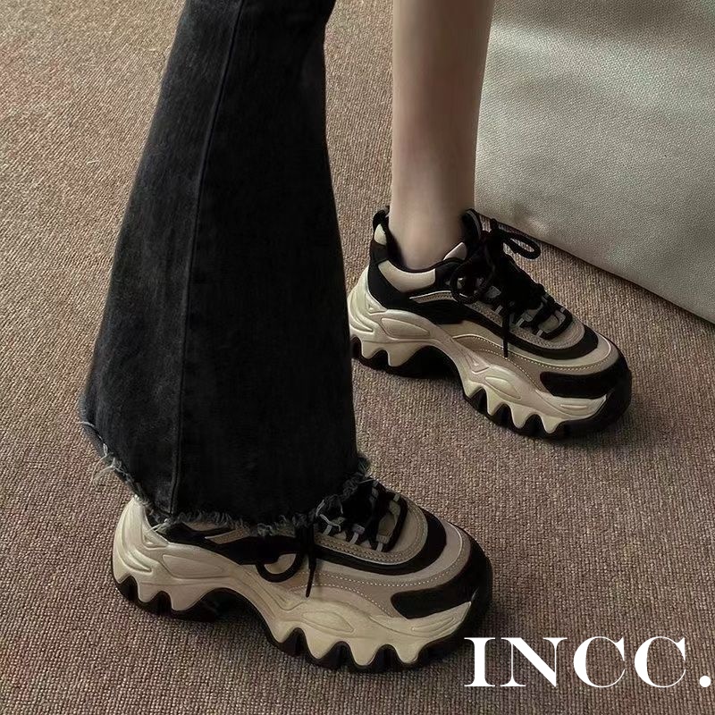 INCC  thể thao nữ giày giày thể thao nữ 2023 NEW đáy dày Xu hướng thời trang Thông khí B97F0FX 34Z230826