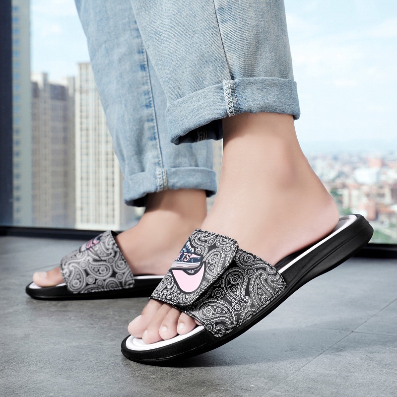 AYUER Dép Quai Ngang Đế Dày Chống Trượt Kiểu Thể Thao Cá Tính Cho Nam