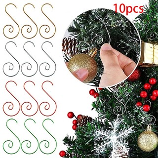 Set 10 móc treo đồ hình cây thông giáng sinh bằng kim loại