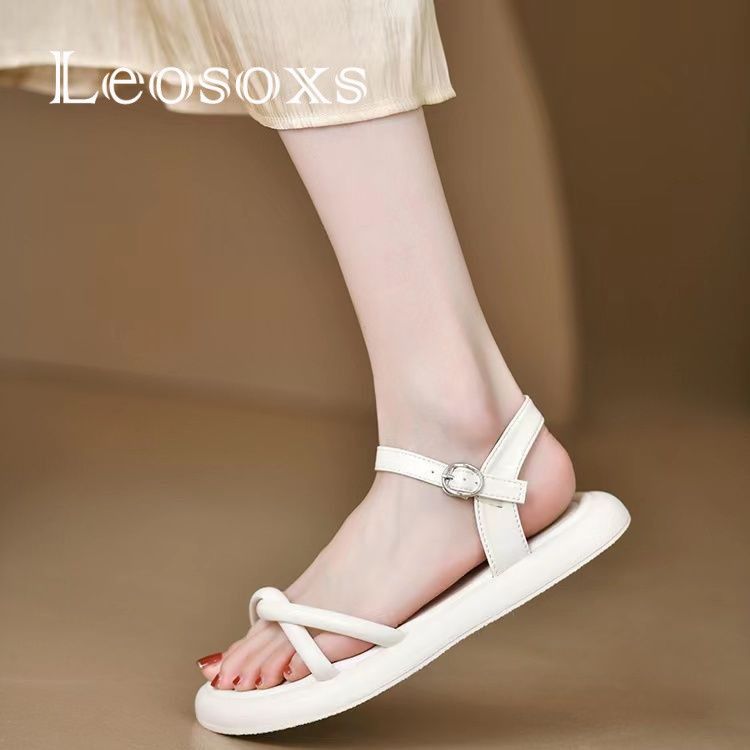 Leosoxs dép sandal nữ dép bánh mì nữ dép bánh mì Chống Trượt 2023 NEW D22E03C 34Z230826