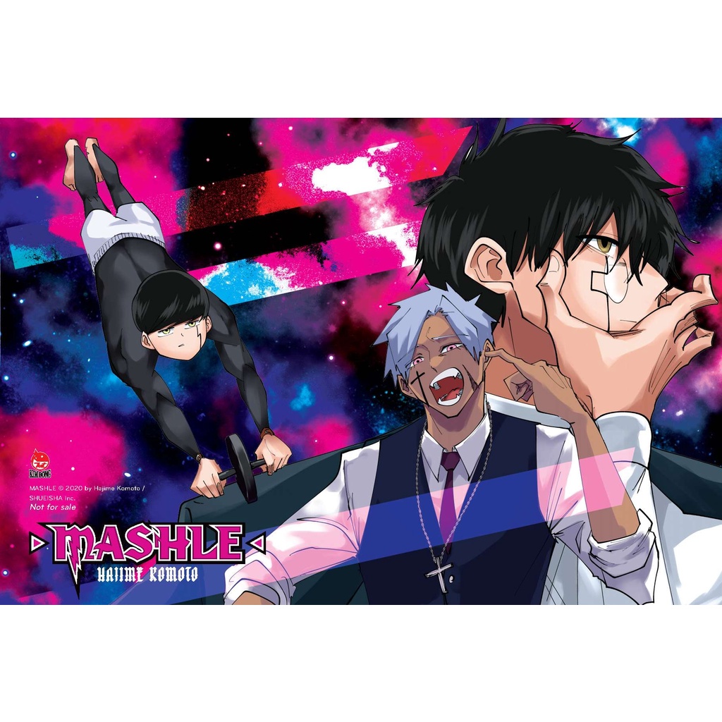 Sách MASHLE-Tập 9: Mash Burnedead Và Giải Đấu Tam Pháp Thuật - Vòng Thi Thần Nhãn Cuối Cùng -Tặng Kèm Postcard