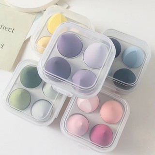 Set mút trang điểm mềm mại 4 màu lựa chọn