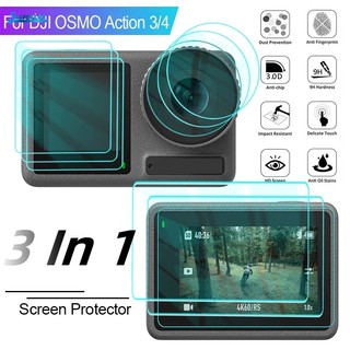 Kính Cường Lực hd Bảo Vệ Ống Kính Trước Và Sau Cho dji osmo action 4