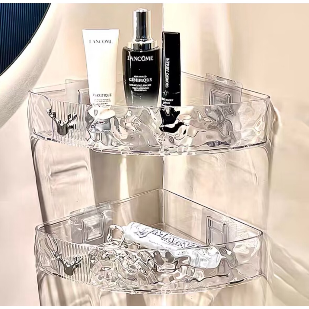 Kệ Đựng Đồ Dùng Nhà Tắm Hình Tam Giác Đa Năng Bằng acrylic