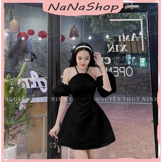 [New Sales 2024] Đầm ngắn dáng chữ A trễ vai thời trang dành cho các bạn nữ