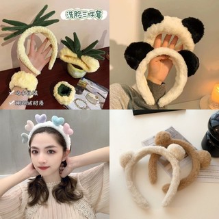 Băng đô rửa mặt họa tiết hoạt hình dễ thương