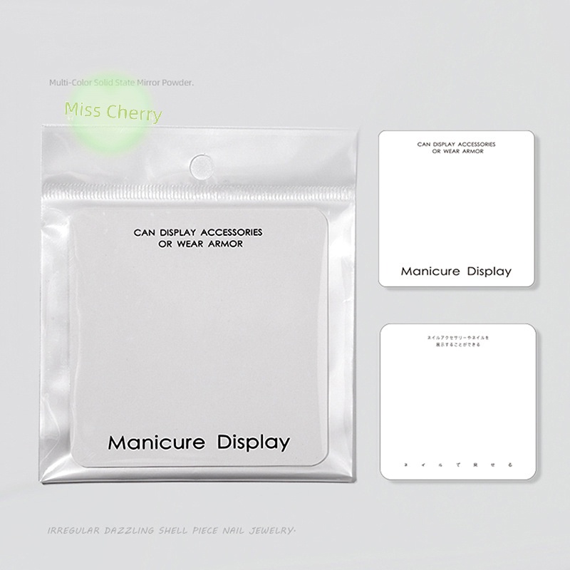 Set 10 Thẻ Trưng Bày Móng Tay Giả heyuanlong444