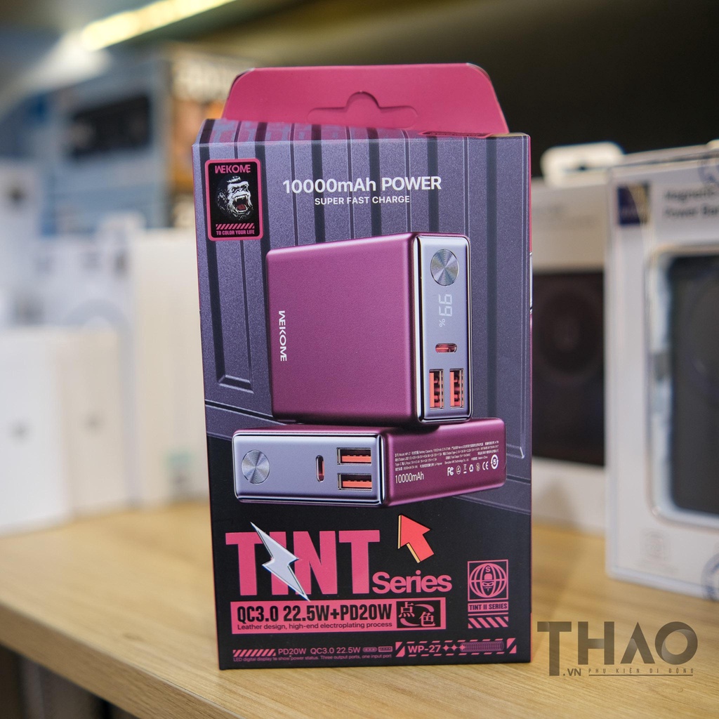 Pin Sạc Dự Phòng WEKOME WP-27