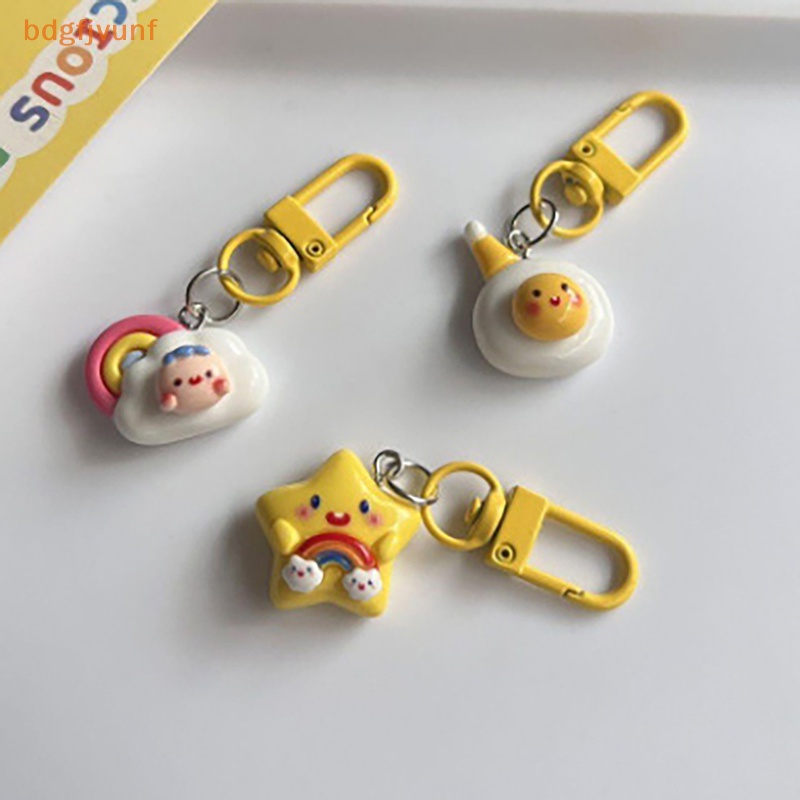 Bdgf Móc Khóa Xe Hơi / Túi Xách Hình Đám Mây / Ngôi Sao Màu Xanh Dương Dễ Thương Cho Nữ vn