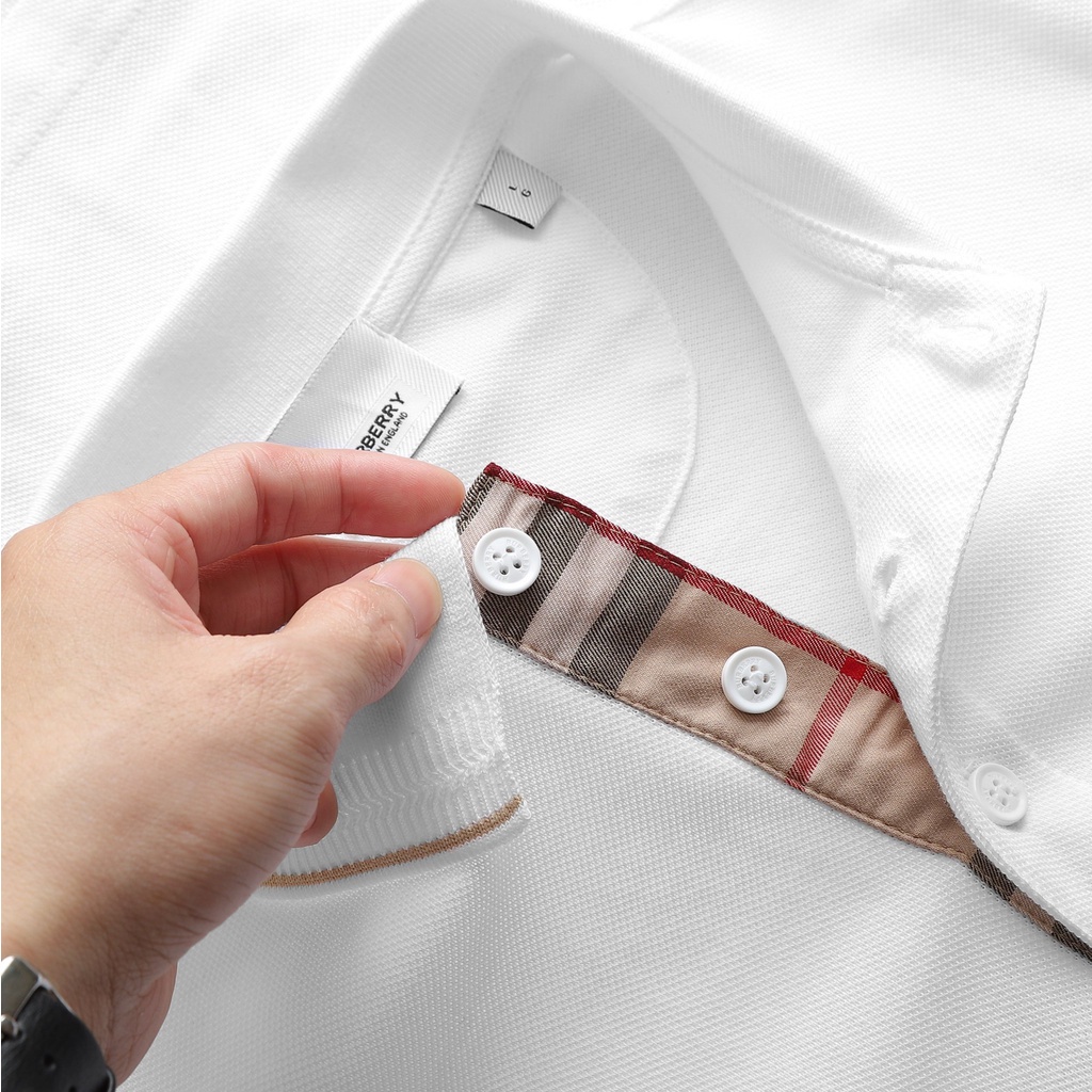 HÀNG VNXK - Áo Polo White BBR LONDON ENDLAND - POBB8 - -