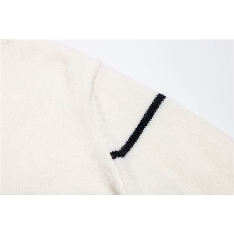 Áo Cardigan Cổ Tròn Tay Dài Dáng Rộng In Chữ di6666r Phong Cách Cổ Điển Thời Trang Cho Cặp Đôi