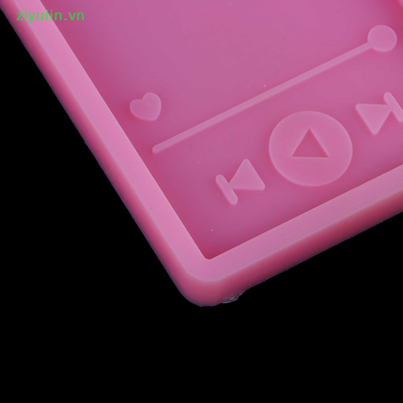 Khuôn silicone Làm Móc Khóa Nhựa resin Hình Nốt Nhạc
