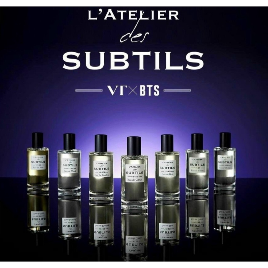 Nước Hoa BTS 𝐕𝐓 𝐂𝐎𝐒𝐌𝐄𝐓𝐈𝐂 𝐗 𝐁𝐓𝐒 𝐋'𝐀𝐓𝐄𝐋𝐈𝐄𝐑 𝐝𝐞𝐬 𝐒𝐔𝐁𝐓𝐈𝐋𝐒