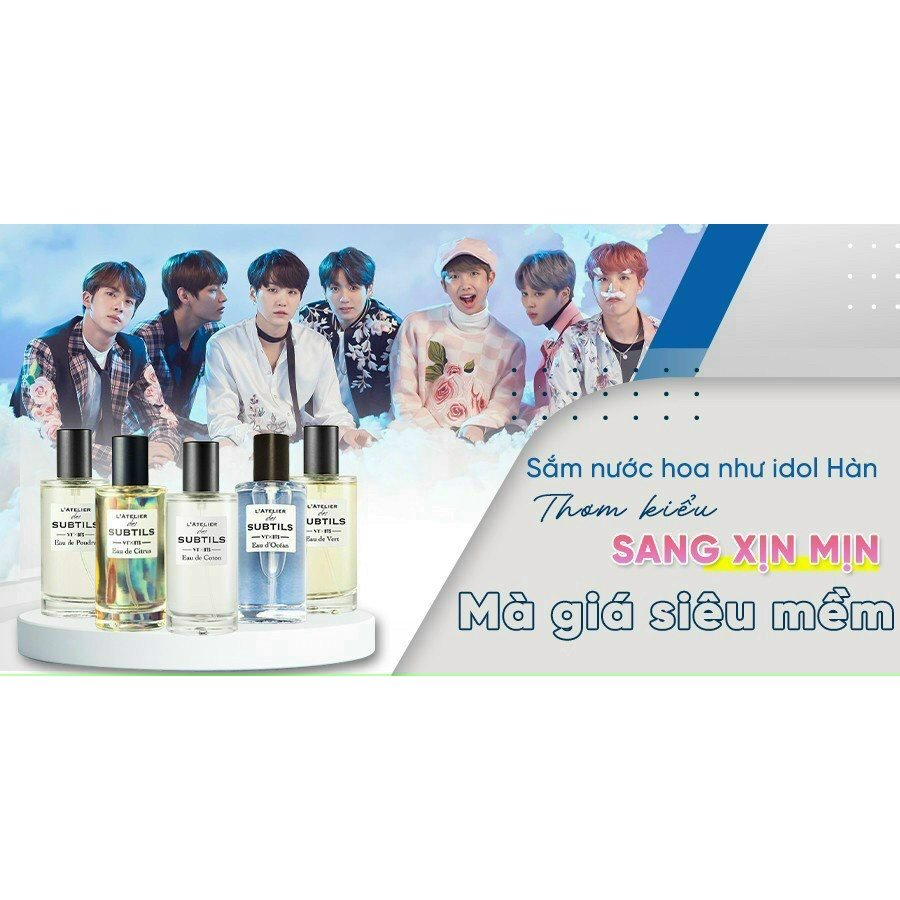 Nước Hoa BTS 𝐕𝐓 𝐂𝐎𝐒𝐌𝐄𝐓𝐈𝐂 𝐗 𝐁𝐓𝐒 𝐋'𝐀𝐓𝐄𝐋𝐈𝐄𝐑 𝐝𝐞𝐬 𝐒𝐔𝐁𝐓𝐈𝐋𝐒