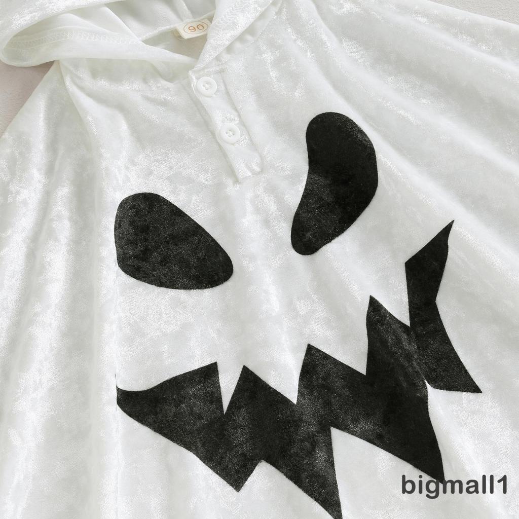 Bigmall Áo Choàng Hóa Trang halloween Ma pancho Dễ Thương Cho Bé