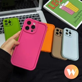 Ốp Điện Thoại tpu Chống Sốc Màu Trơn Cho iphone 11 13 14 15 8 6s plus se 2020 12 pro max xr xs x max 7plus 6