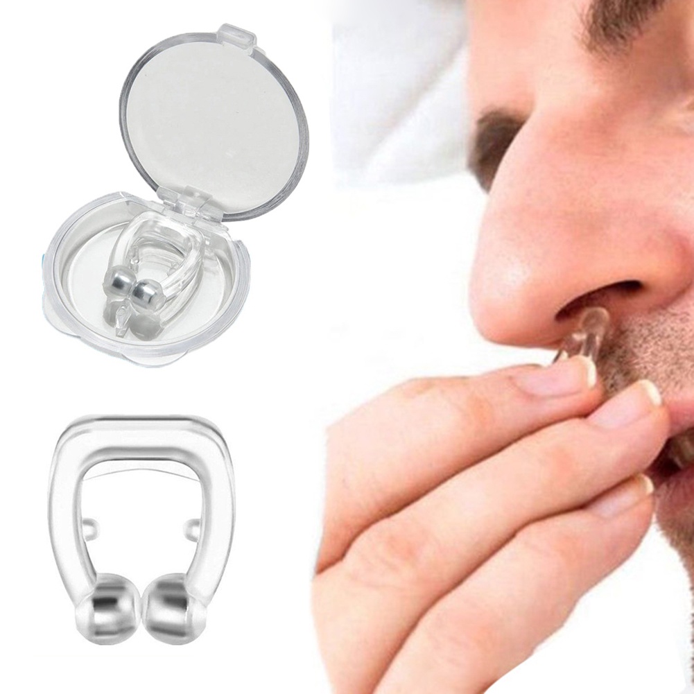 1 / 2 Hộp Kẹp Mũi silicone Chống Ngáy Khi Ngủ
